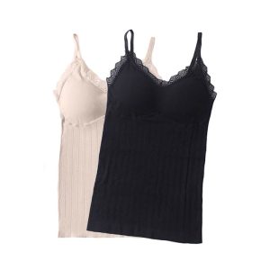 ComfortTop, 1+1 БЕЗПЛАТНО Тениска с подплатена поддръжка в черно и бежово