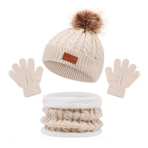 KnittSet, топъл зимен комплект за деца