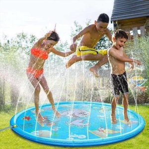 FunPoolPaw, надуваем басейн с фонтан, подходящ за деца и домашни любимци