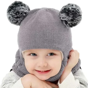 WinterHat, детска зимна шапка, която покрива главата, врата и ушите