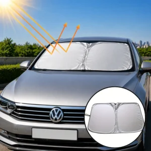 SunVisor, прибиращ се сенник за предното стъкло на колата