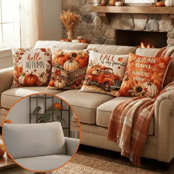 Есенна калъфка за декоративна възглавница, AutumnPillows