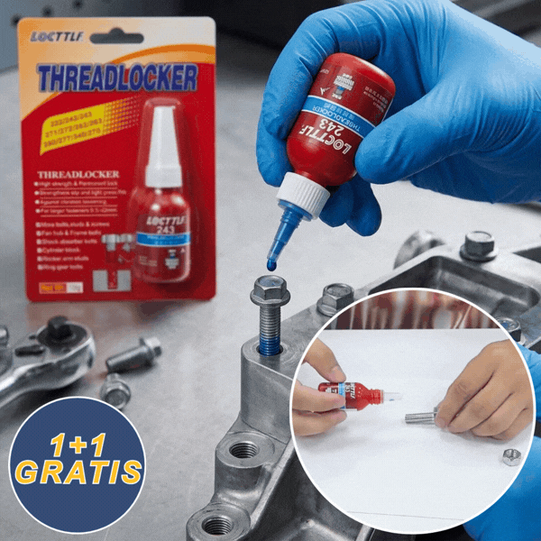 Лепило за фиксиране на резби, ThreadLocker (1+1 БЕЗПЛАТНО )